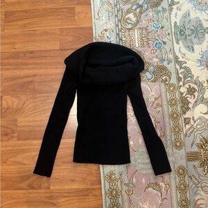 Black Off the Shoulder Top